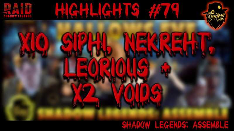 A BLOODY HALLOWEEN! (everyone pulled) Shadow Legends: Assemble #79 Highlights - Raid: Shadow Legends