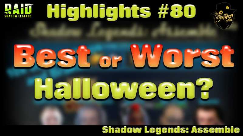 RAID HALLOWEEN: TRICK OR TREAT? - Shadow Legends: Assemble HIGHLIGHTS - Raid: Shadow Legends Podcast