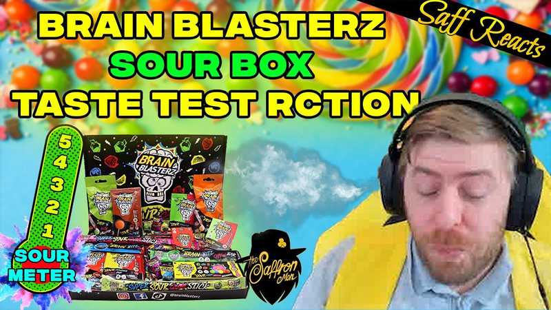 BRAIN BLASERZ SOUR BOX REACTION!! | SAFF REACTS