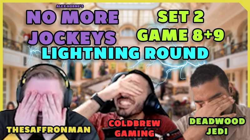 THE LIGHTNING ROUND | NO MORE JOCKEYS | SET 2 GAME 8 & 9